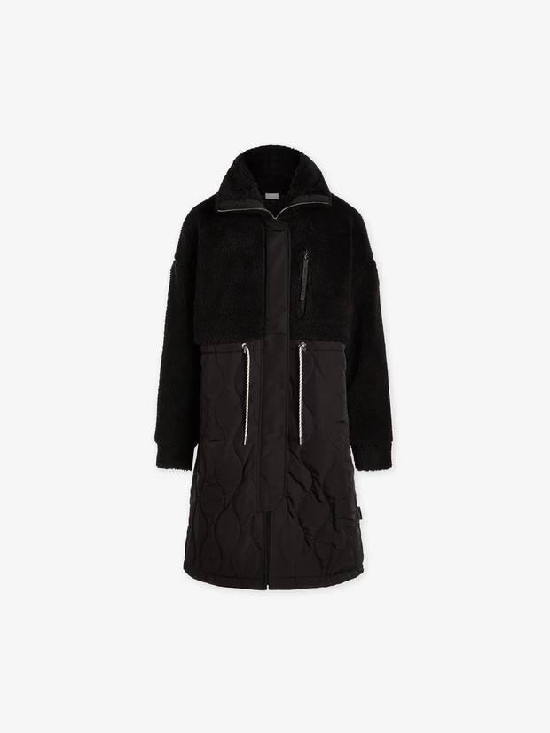Walsh Quilt Sherpa Coat1 ReviewsIn our quilted nylon and Sherpa combination, the Walsh coat is an... | Varley USA