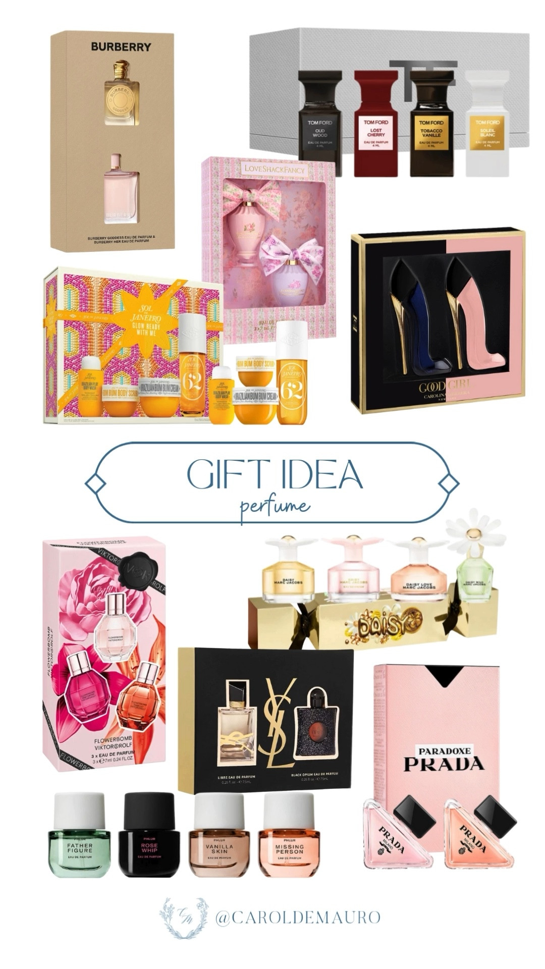 Time to pick out the perfect holiday scent! Are you a Burberry, Tom Ford, or Prada fan? Well, here's a sign to get yourself or someone dear some new scents this year. Look at all these mini bottles!

gift idea, perfume lover, luxe fragrances, sephora, beauty finds, self care, stocking stuffers, everyday essentials

#LTKGiftGuide #LTKFindsUnder50 #LTKBeauty