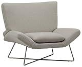 Amazon Brand – Rivet Farr Lotus Accent Chair, 39.8"W, Felt Grey | Amazon (US)