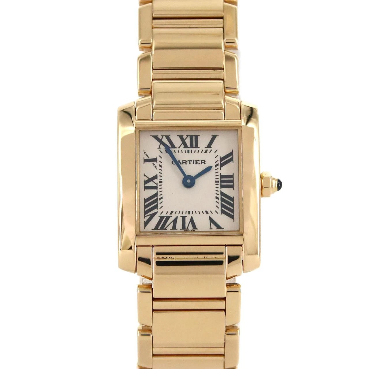 Authentic Cartier Tank Française SM YG W50002N2 YG Quartz #260-006-397-6076 | eBay | eBay US