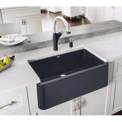Ikon 29.32" x 18.25" Kitchen Sink Finish: Anthracite | Wayfair North America