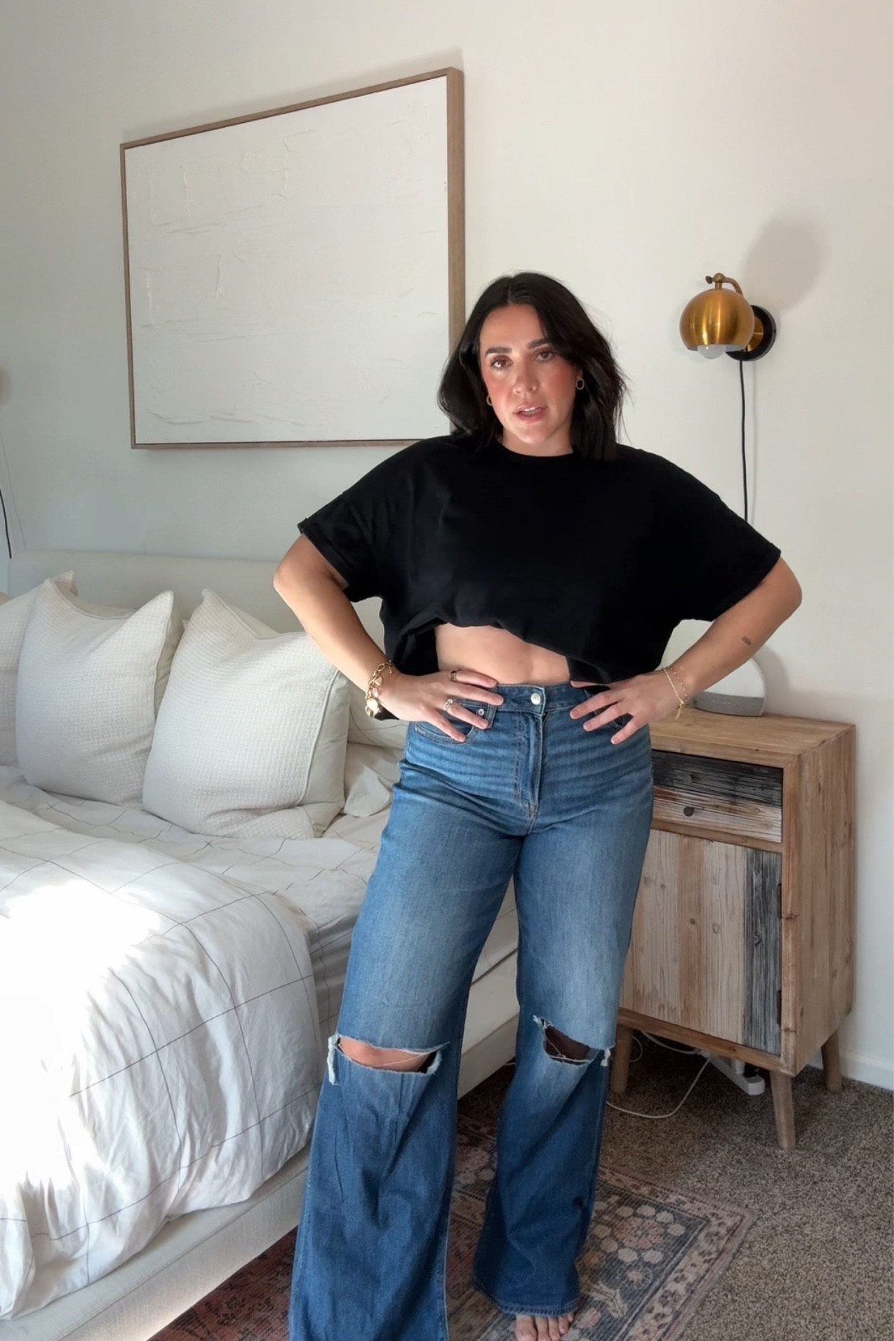 Size 8 regular (Strigid regular fit) 

Midsize, size 10, mom style, jeans outfit, mom jeans, jean sale, spring outfit. 

#LTKMidsize #LTKSaleAlert #LTKWatchNow