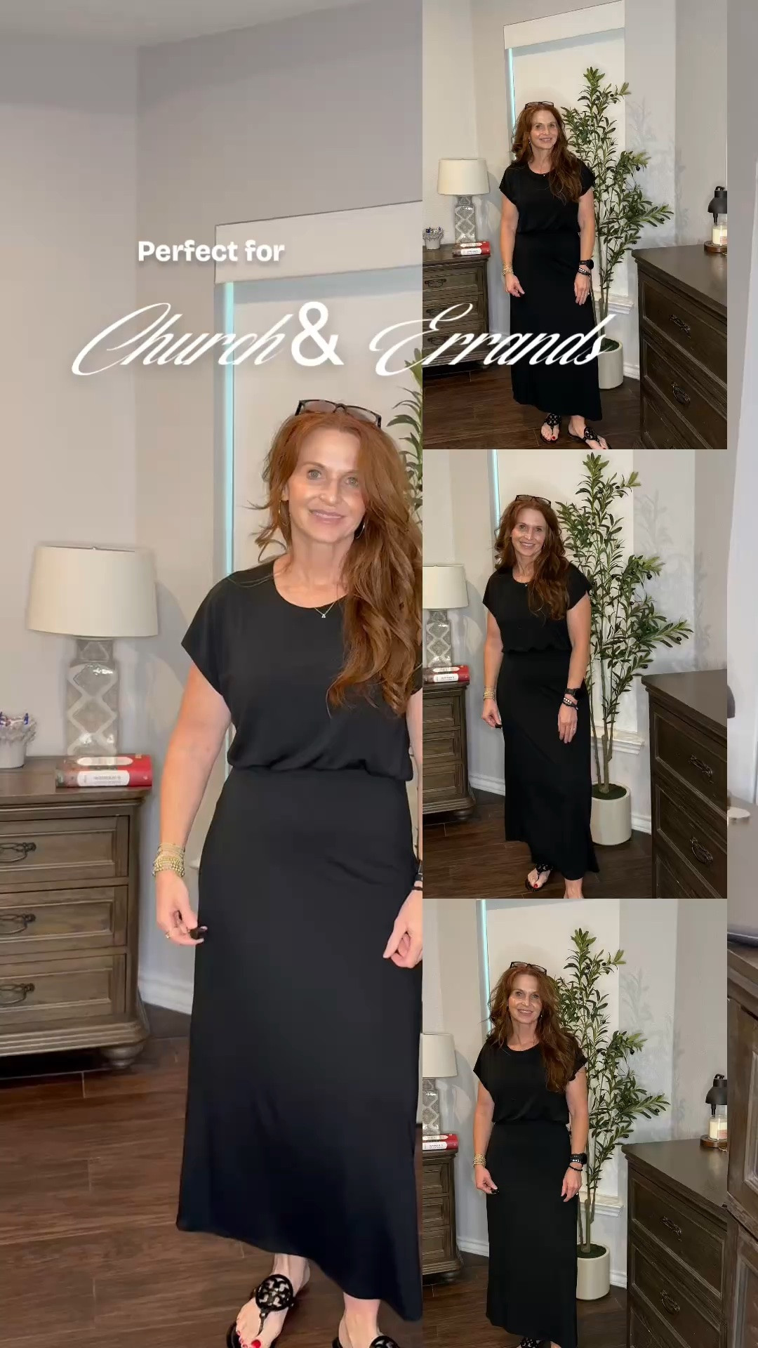 A little black dress for church, then straight into Sunday errands. 🖤 Simple, comfortable, and easy to wear all day.

#SundayStyle #ChurchStyle #LittleBlackDress #Over40Style #LTKStyle

#LTKdayinmylife #LTKootd #LTKOver40