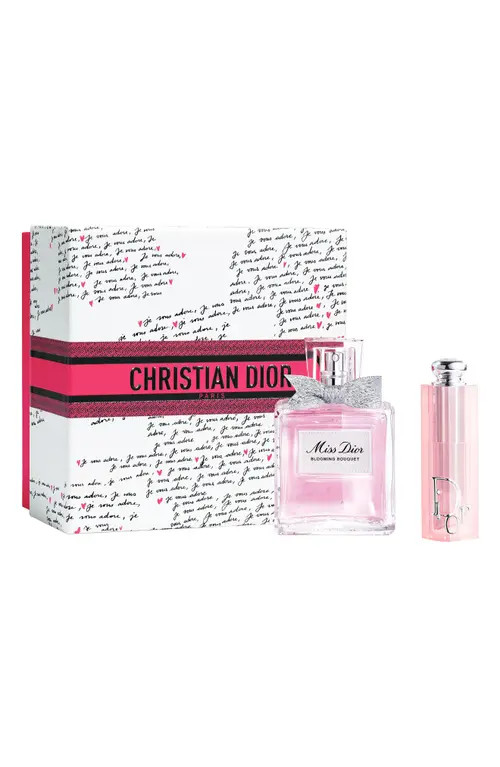 Miss Dior Blooming Bouquet Eau de Toilette & Dior Addict Lip Glow Gift Set in Pink at Nordstrom, Size 1.7 Oz | Nordstrom