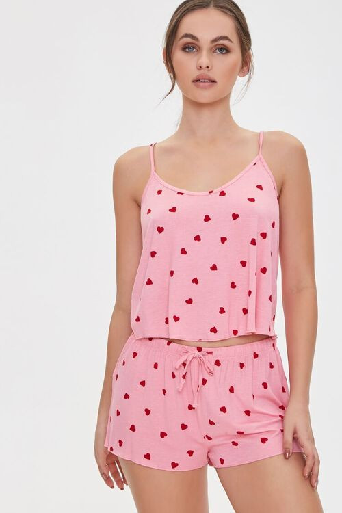 Heart Print Sleep Set | Forever 21 (US)