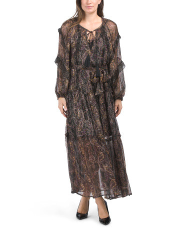 Longue A Manches Long Sleeve Dress | TJ Maxx