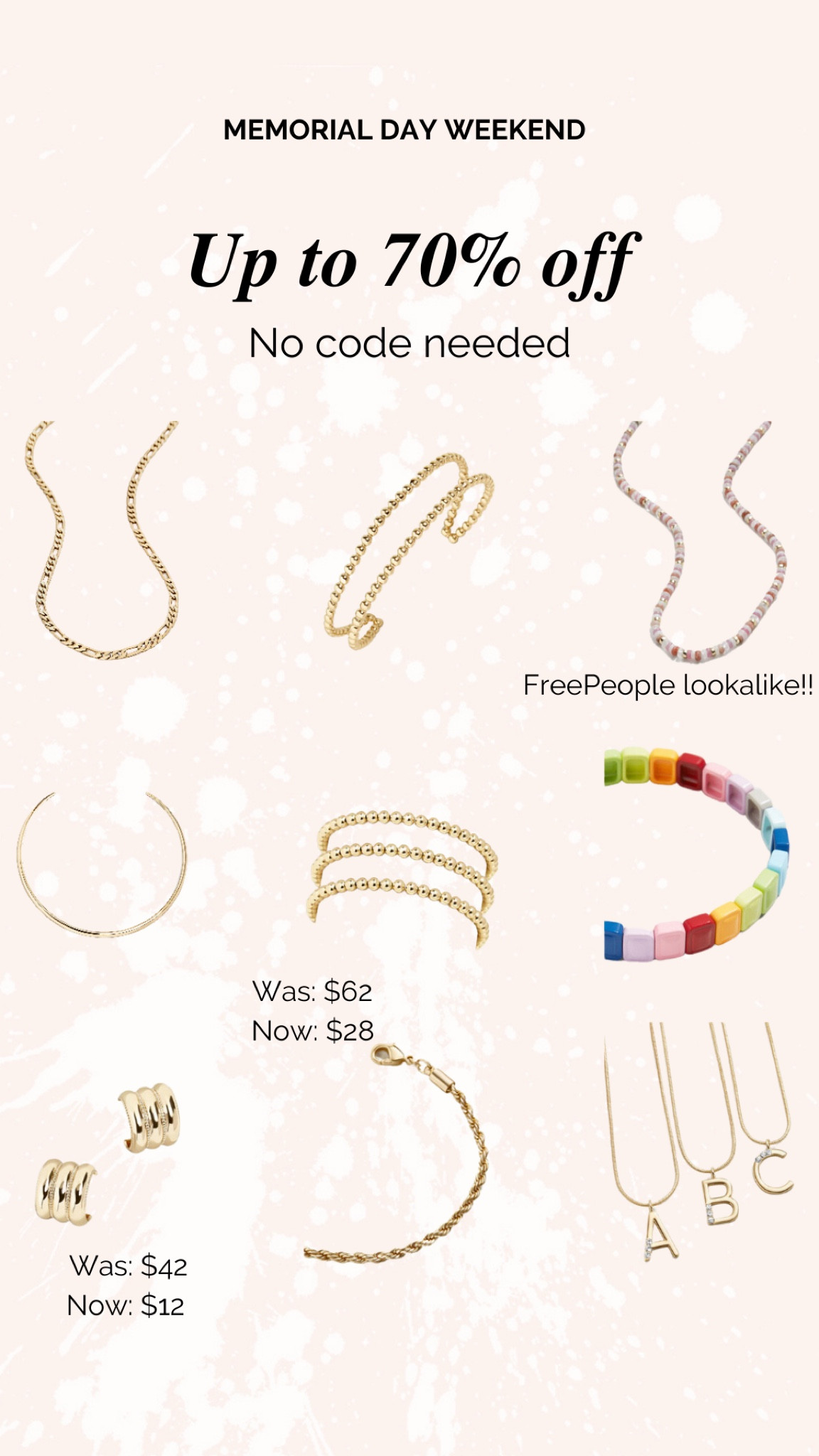 Sale alert deal find jewelry bracelet stack necklace baublebar

#LTKstyletip #LTKFind #LTKsalealert