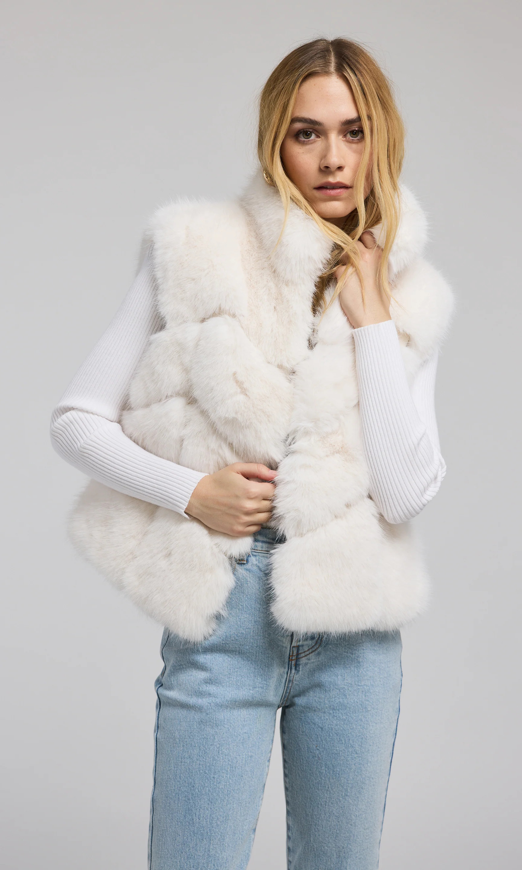 Rosario Faux Fur Vest | Generation Love