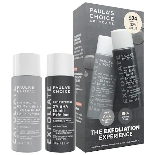 The Exfoliation Experience Kit with 2% BHA + 6% Mandelic Acid AHA - Paula's Choice | Sephora | Sephora (US)