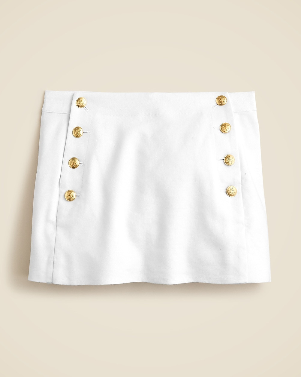 Sailor skort in stretch linen blend | J. Crew US