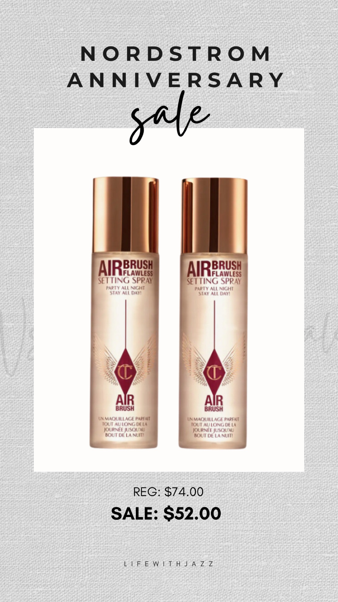 A daily makeup staple in my cart 🛒 

Nsale / Nordstrom / makeup / setting spray / beauty / charlotte tilburry 

#LTKBeauty #LTKxNSale #LTKSummerSales