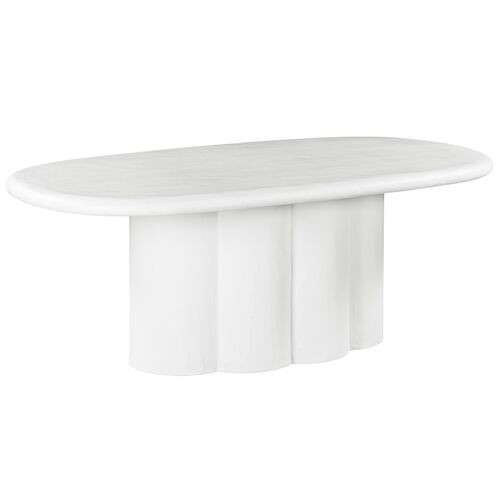 Zara Oval Concrete Indoor/Outdoor Dining Table | One Kings Lane