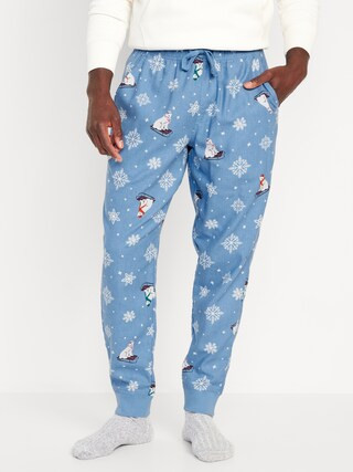 Matching Printed Flannel Jogger Pajama Pants for Men | Old Navy (CA)