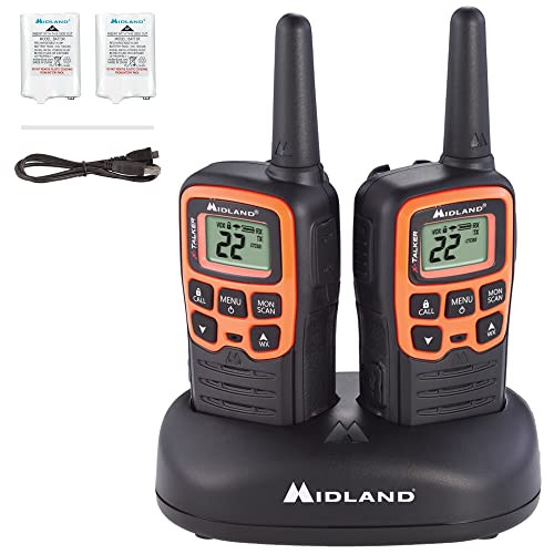 Midland - X-TALKER T51VP3, 22 Channel FRS Two-Way Radio - Extended Range Walkie Talkies, 38 Privacy  | Amazon (US)