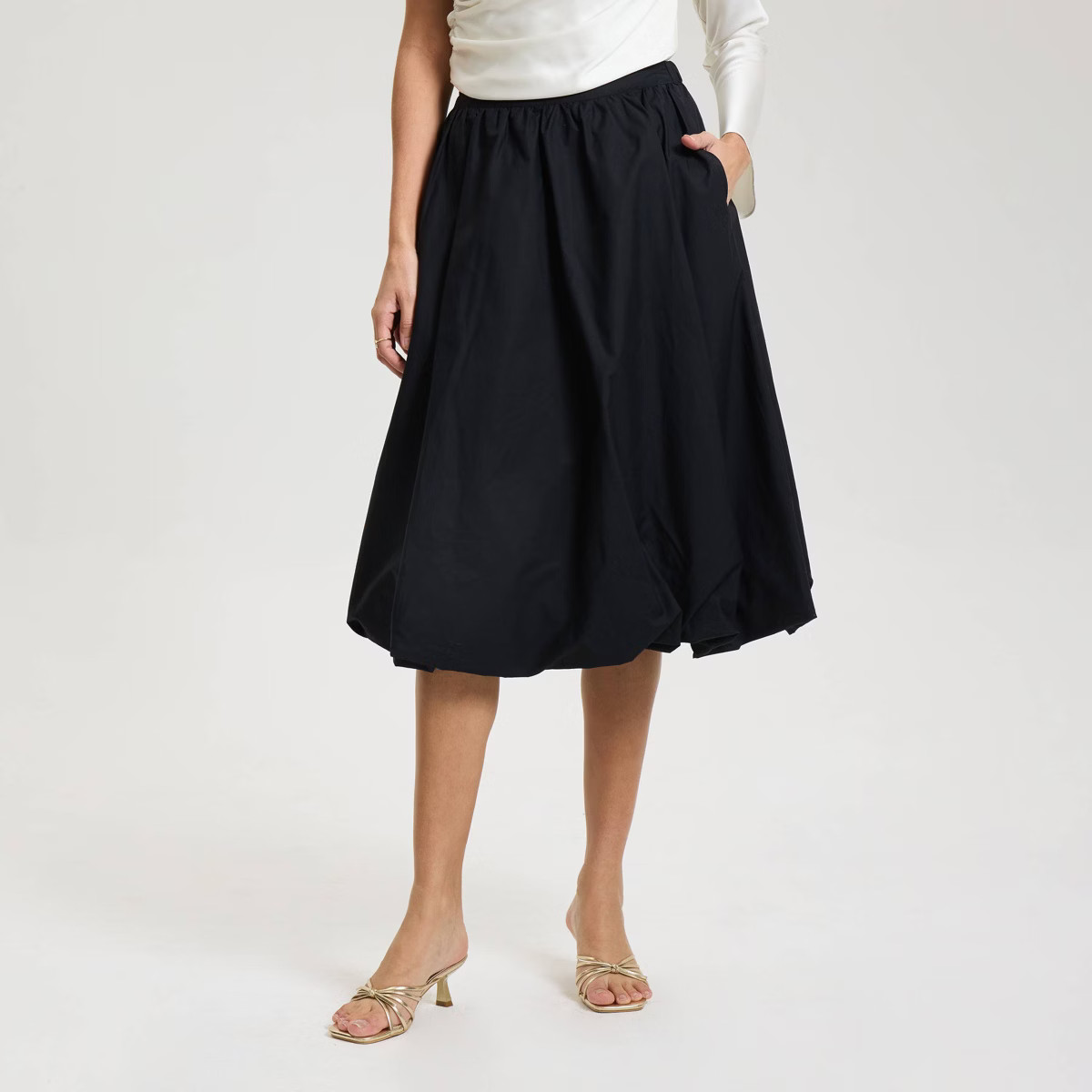 Women's Poplin Bubble Skirt - A New Day™ | Target
