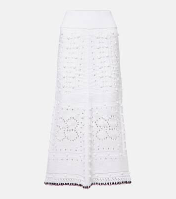 Crochet cotton-blend maxi skirt | Mytheresa (US/CA)