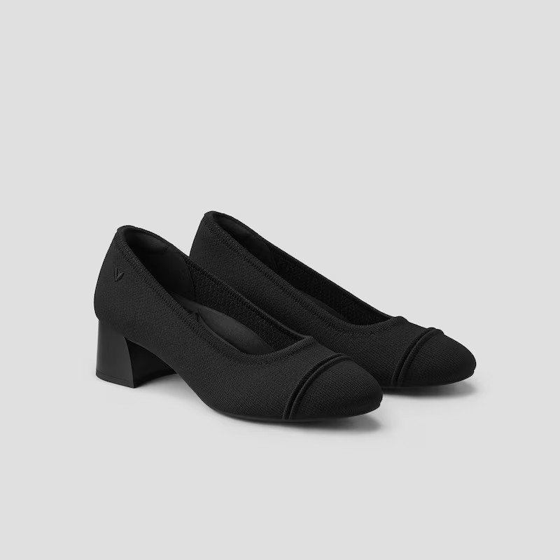 Round-Toe Chunky Heels (Julie Pro) | VIVAIA