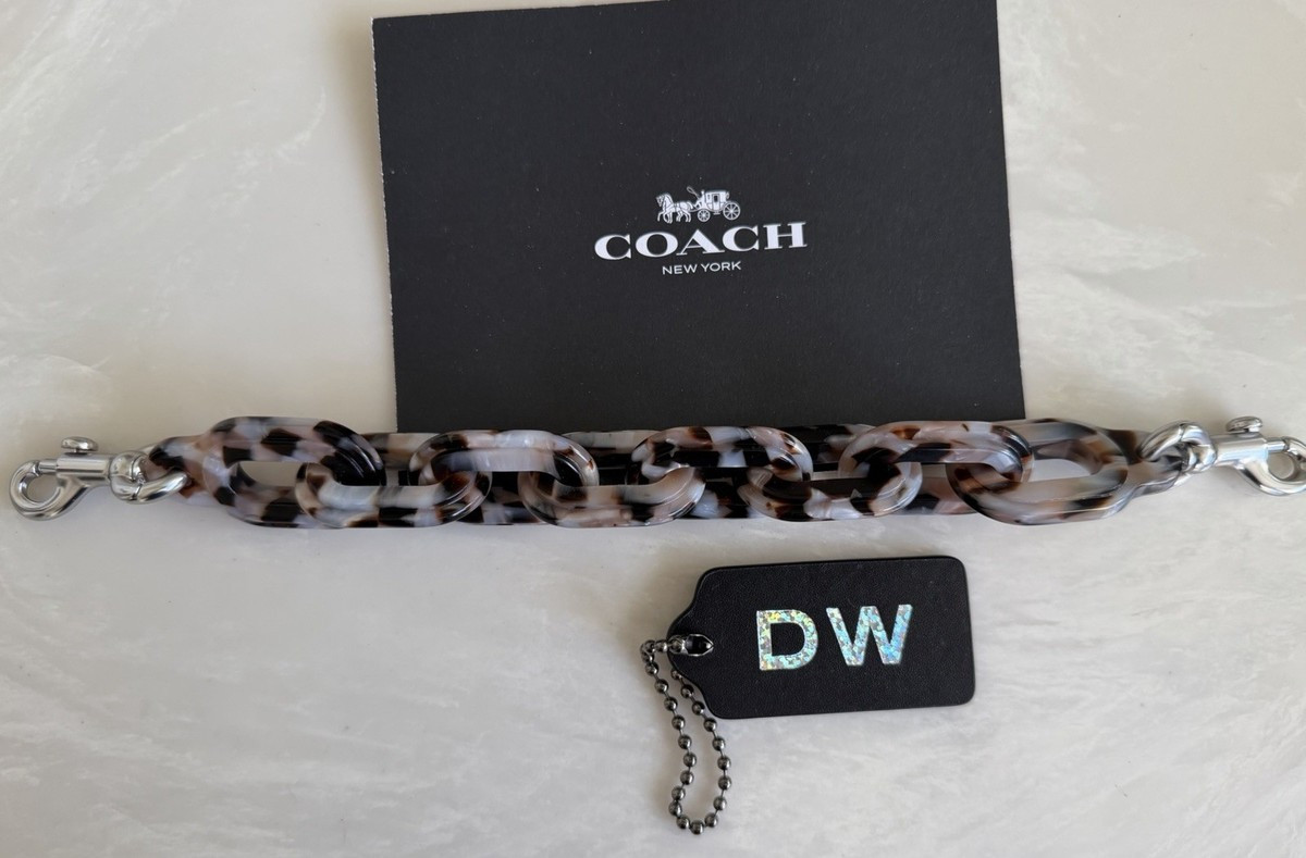 NEW COACH RESIN SHORT CHAIN STRAP | eBay US