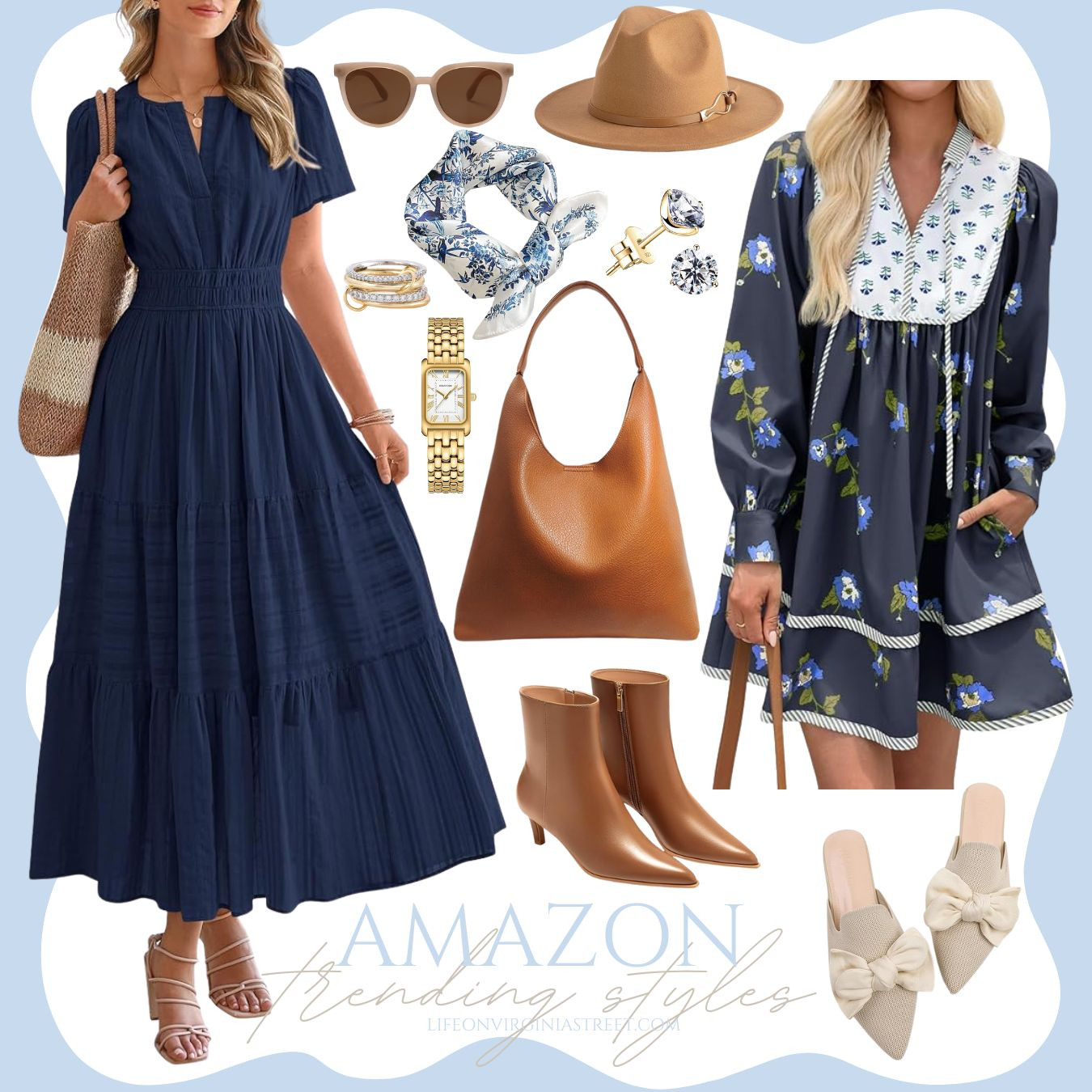 Loving these chic Amazon dresses and accessories that look designer on a budget! Weart with sandals now and booties for fall! #ltksalealert #ltkfindsunder50 #ltkfindsunder100 #ltkstyletip #ltkworkwear #ltkover40 #ltkmidsize #ltkshoecrush #ltkitbag #ltkseasonal 

 

#LTKOver40 #LTKSaleAlert #LTKFindsUnder50