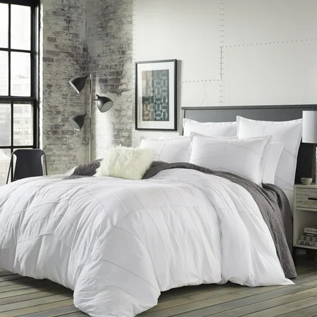 City Scene Courtney White Duvet Cover Set King | Walmart (US)