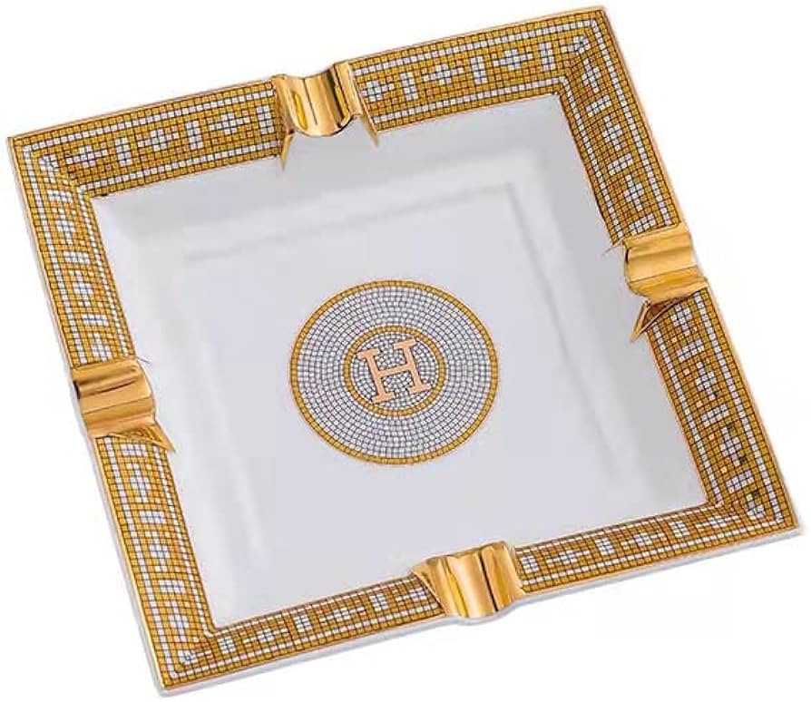 Cigar Ashtray for Indoor or Outdoor Use, Desktop Smoking Ash Tray for Home Office Decoration | Amazon (US)