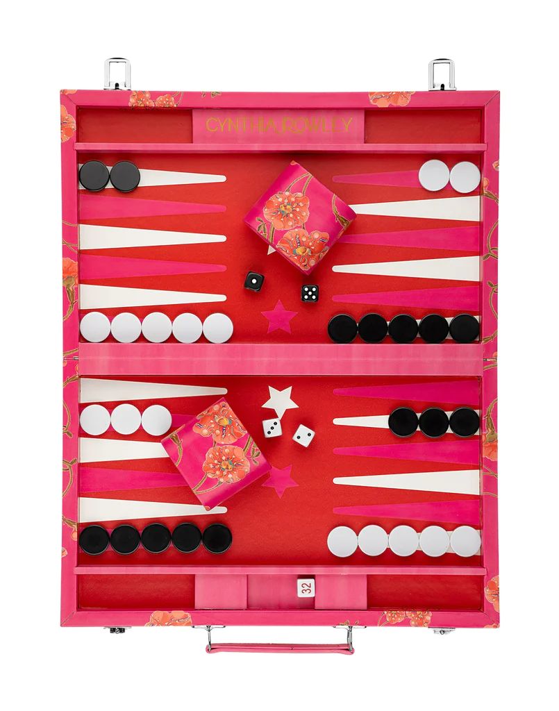 Vegan Leather Backgammon Set | Cynthia Rowley