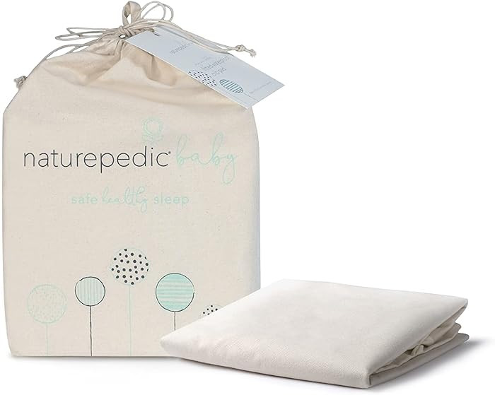 Naturepedic Organic Contoured Changing Pad Cover - Easy to Clean, Lightweight & Portable - Comfor... | Amazon (US)