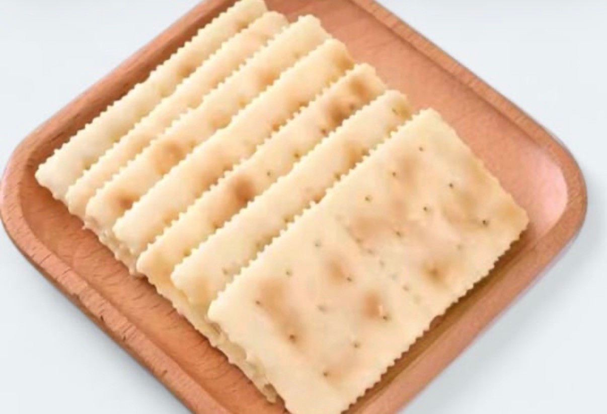 faux crackers- fake food plate wall