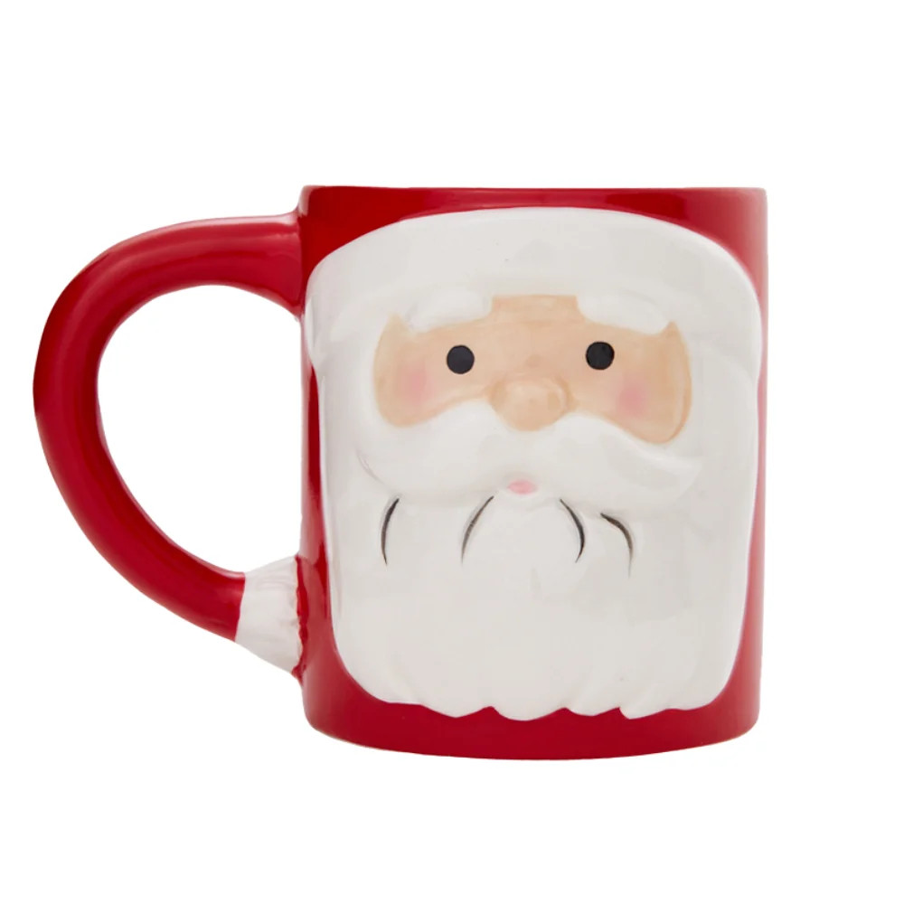 Santa Coffee Mug Ceramic Christmas Tea Cup for Adult and Kids 15oz | Walmart (US)