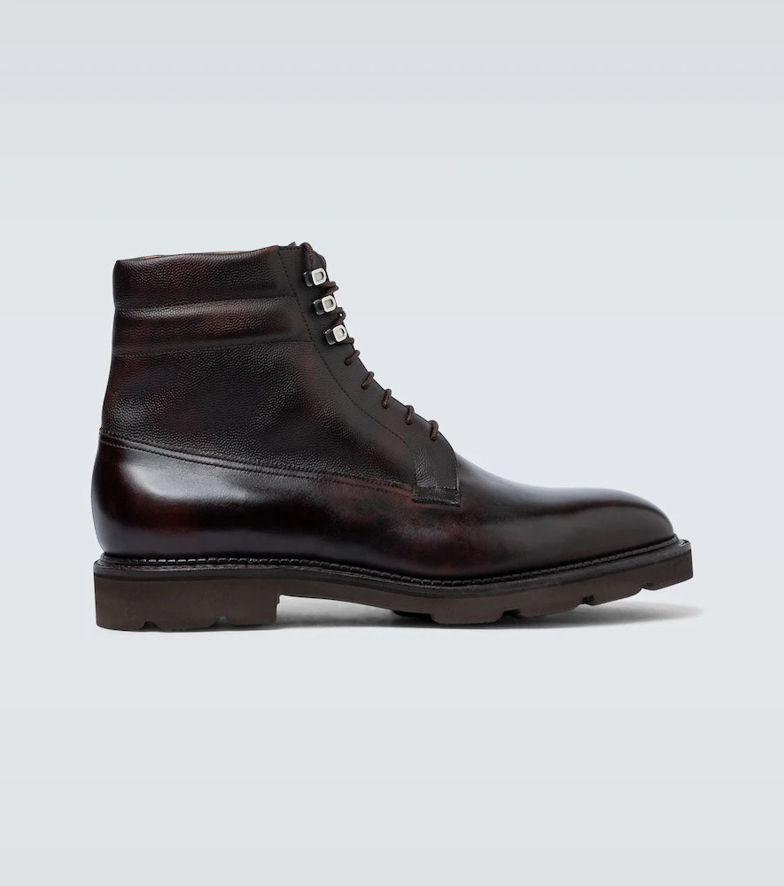 John Lobb Alder leather lace-up boots | Mytheresa (US/CA)