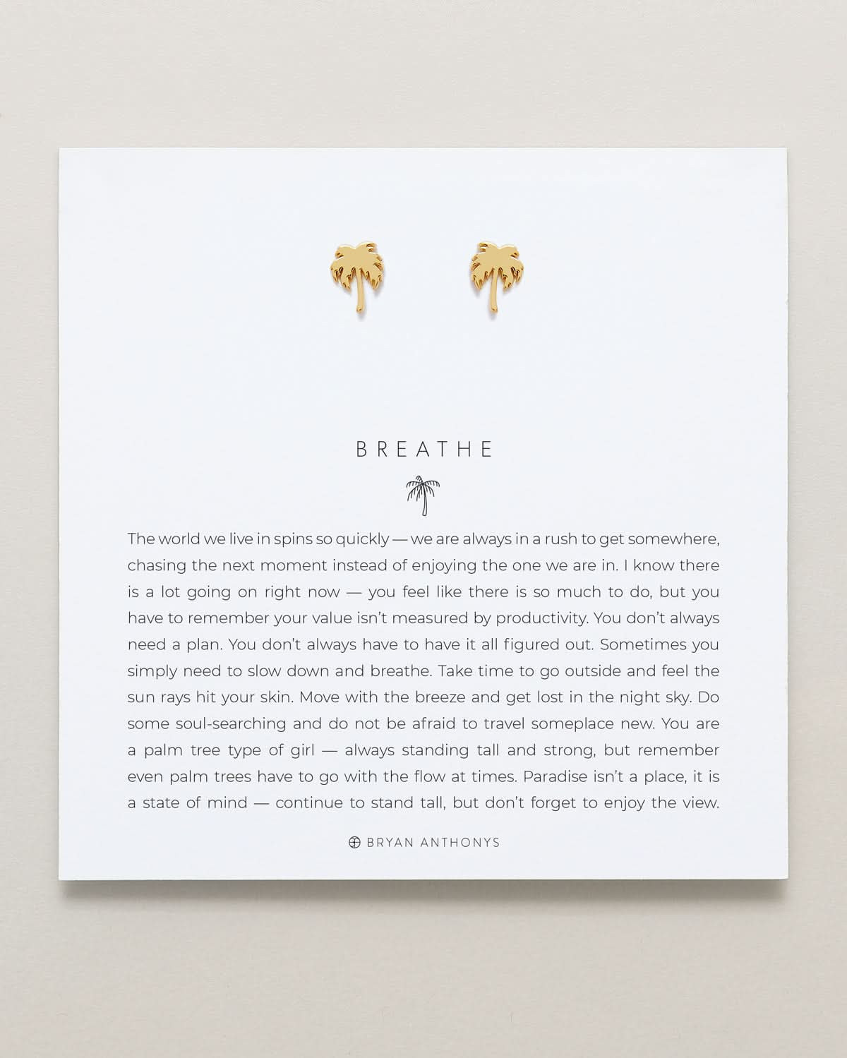 Breathe Icon Earrings | Bryan Anthonys