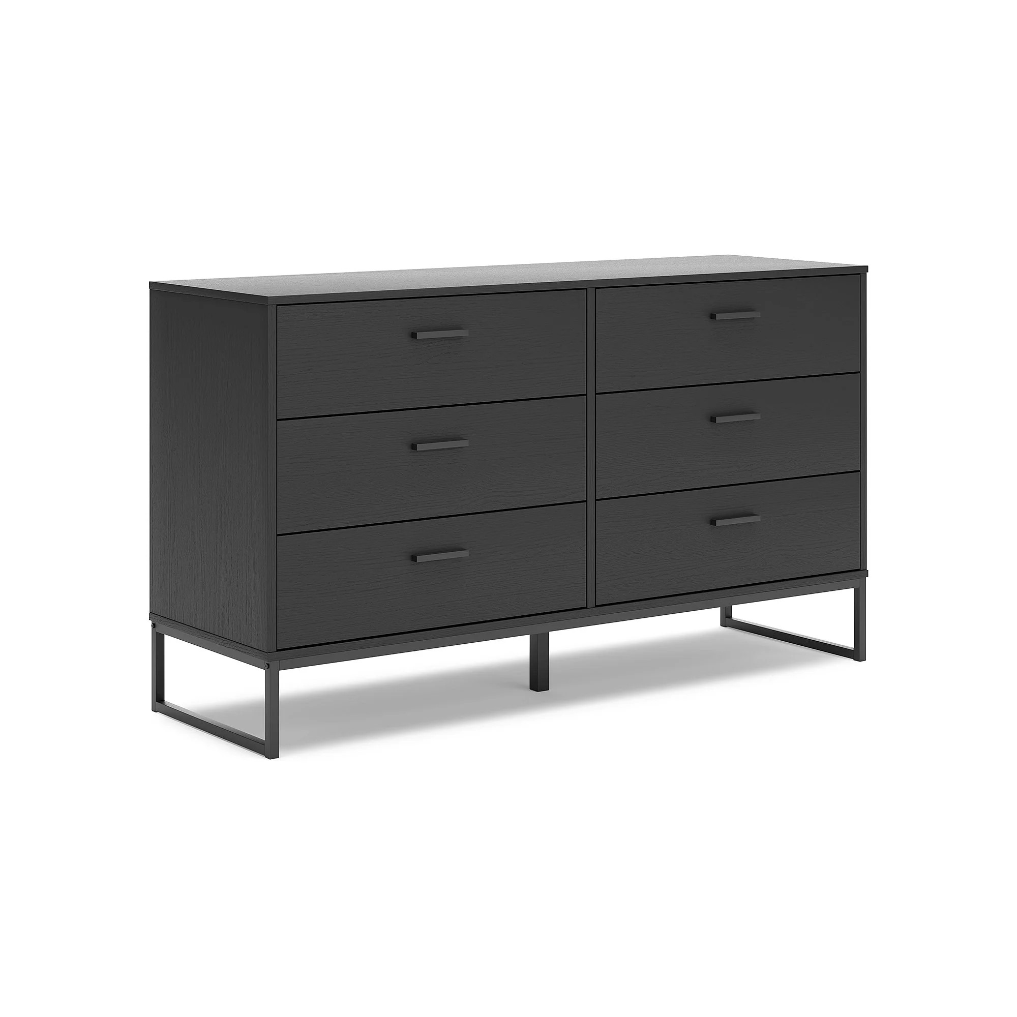 Signature Design by Ashley Socalle 6 Drawer Dresser, Black | Walmart (US)