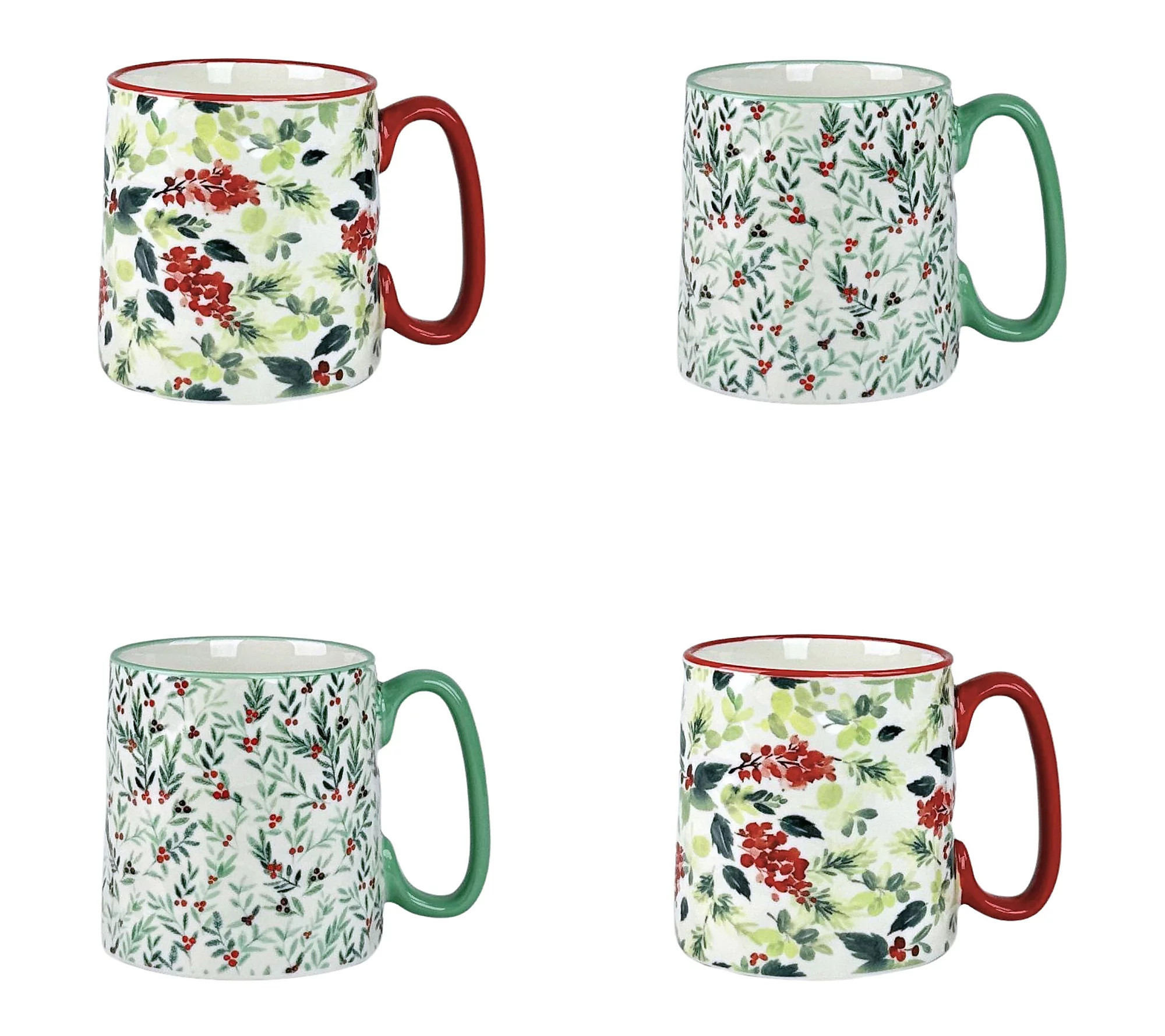 10 Strawberry Street Bella Holiday Mug | QVC