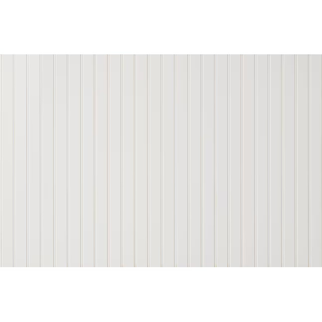 Style Selections 32-in x 48-in Beaded White MDF Wainscoting Wall Panel ( 10.66-sq ft ) | Lowe's