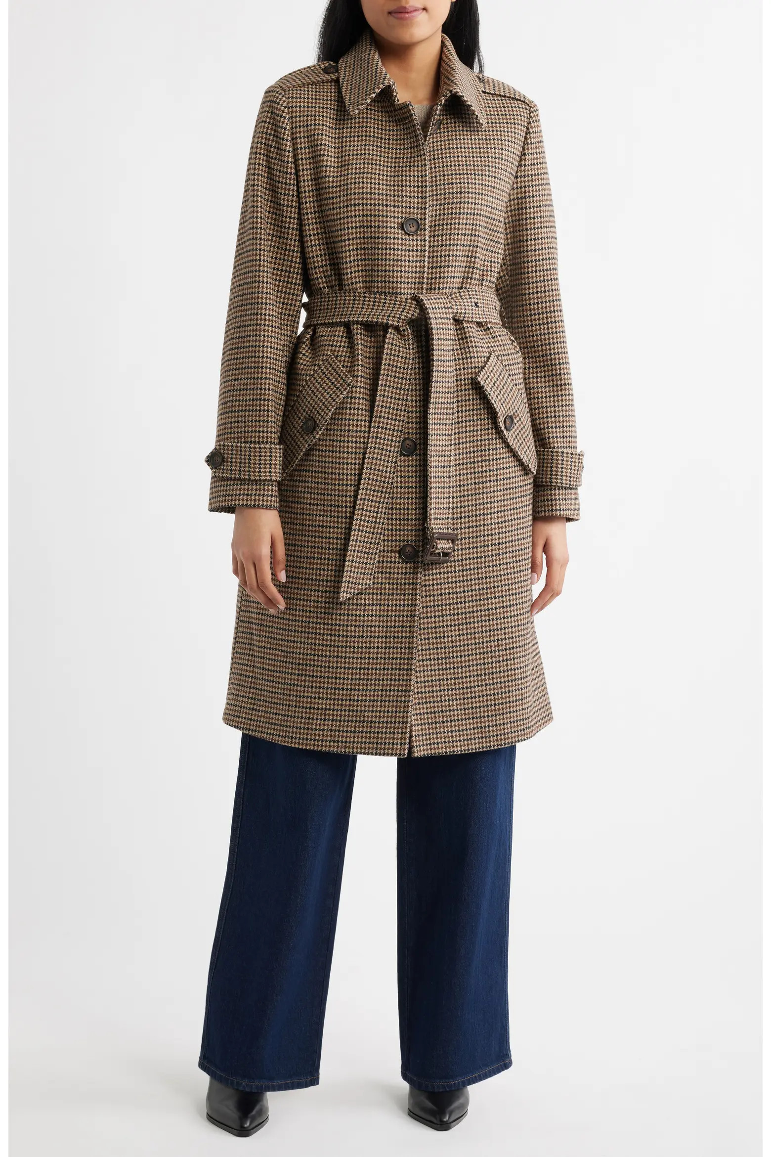 Long Belted Coat (Women) | Nordstrom | Nordstrom