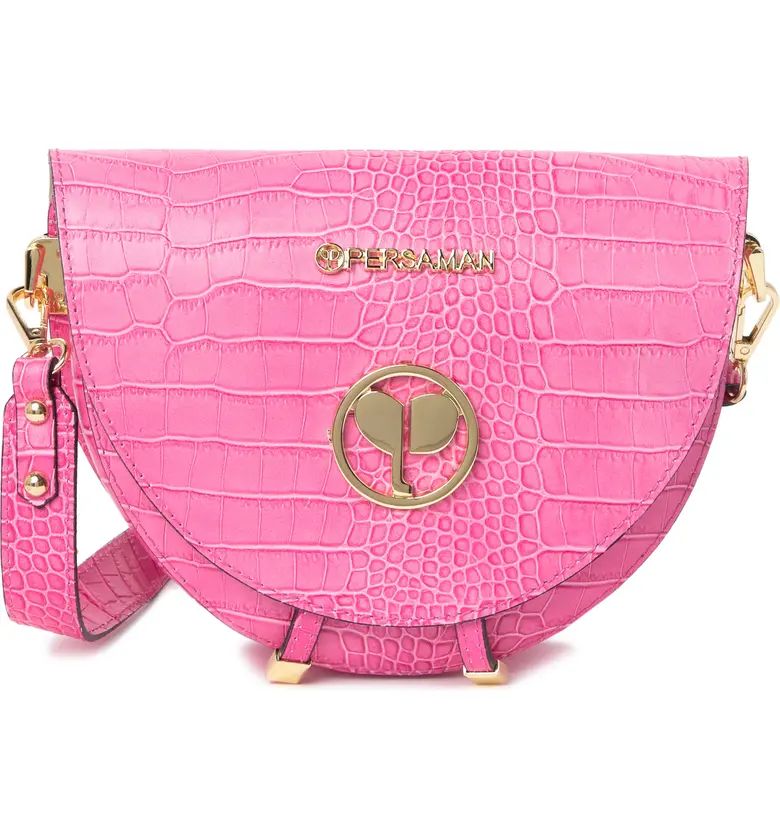 Gabriel Croc Embossed CrossbodyPERSAMAN NEW YORK | Nordstrom Rack