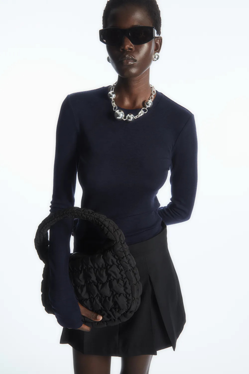 CREW-NECK MERINO WOOL TOP | COS UK
