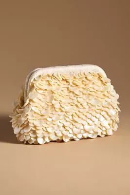 Embellished Shell Clutch | Anthropologie (US)