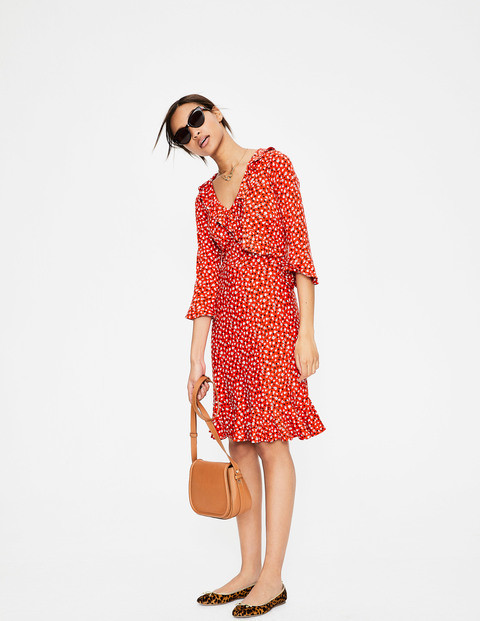 Michaela Jersey Dress (Rosehip Daisy Ditsy) | Boden (US)