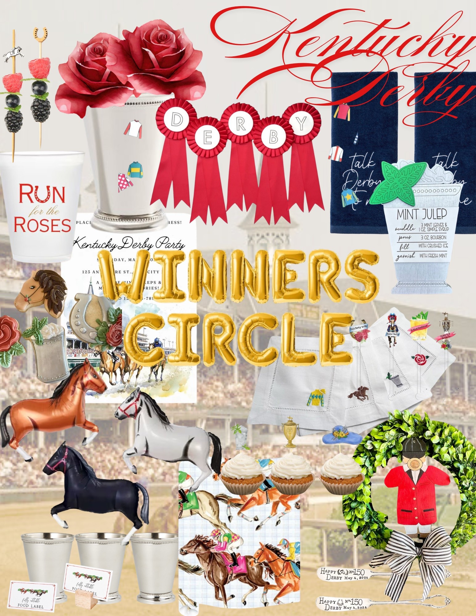 It’s time to get ready to party for Derby 151.


#KentuckyDerby #KentuckyOaks #ChurchillDowns #Louisville #Keeneland #Lexington #andtheyreoff #fashionablefilly #horseracing #KentuckyDerby151 #racingOOTD #offtotheraces #derbyparty