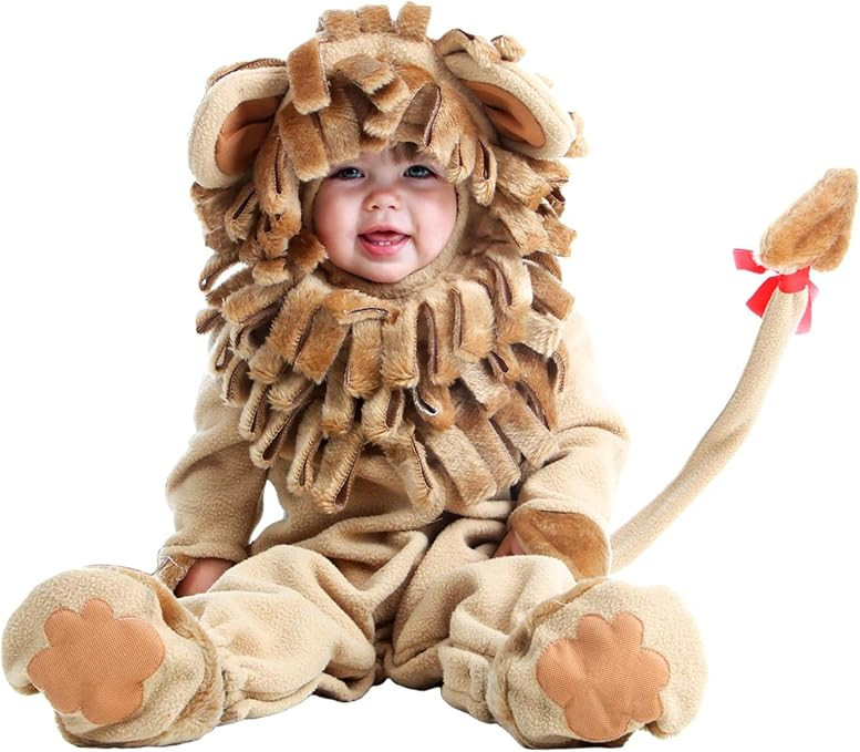 Fun Costumes Little Boy Deluxe Toddler Lion Jumpsuit Costume | Amazon (US)
