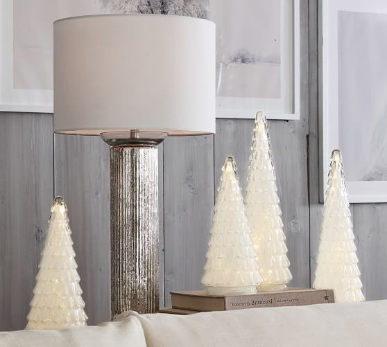 Light Up Beaded Glass Trees | Pottery Barn (US)