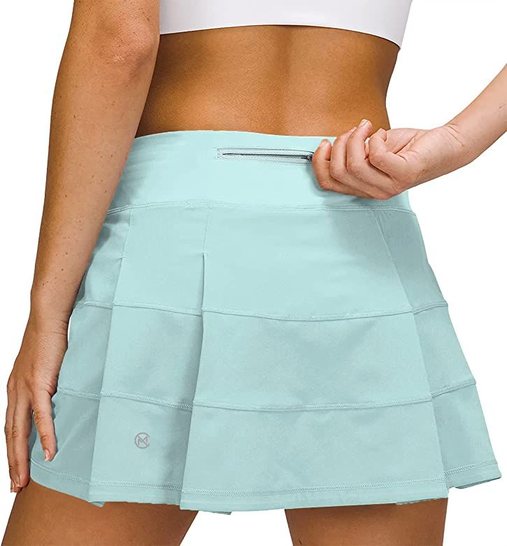 MCEDAR Athletic Tennis Golf Skorts Skirts for Women with Pocket Workout Running Sports Pleated Sk... | Amazon (US)
