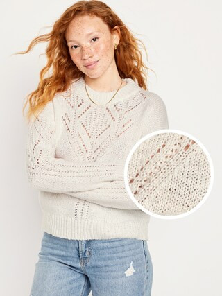 Pointelle Sweater | Old Navy (US)
