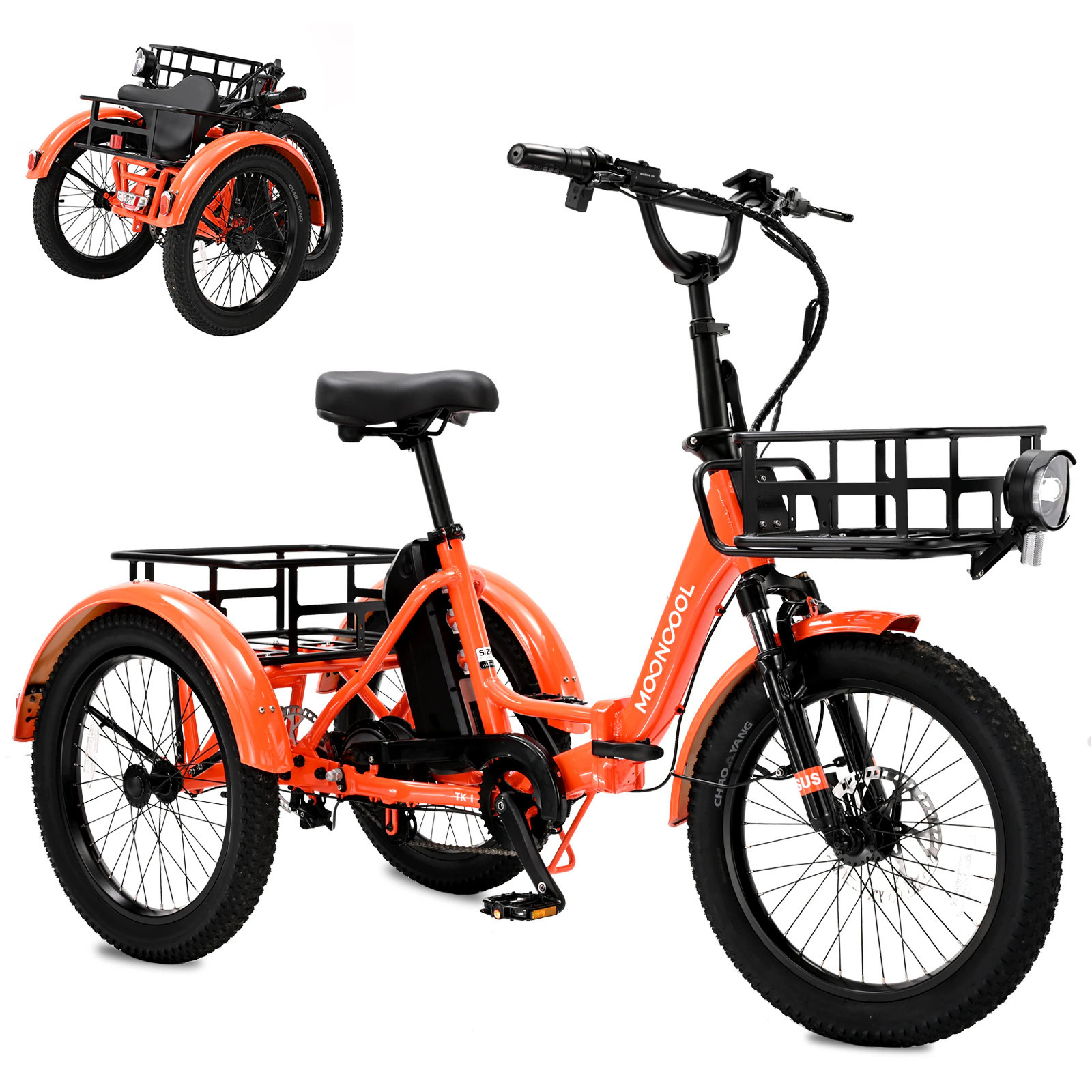 Esazn 20-in Adult unisex E-bike one_size in Orange | P1600161-TK120432OR | Lowe's