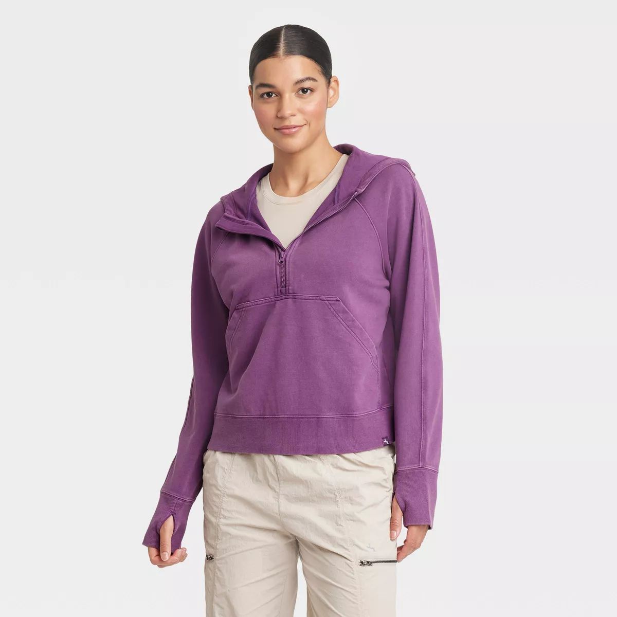 Women's 1/2 Zip Fleece Pullover - JoyLab™ | Target