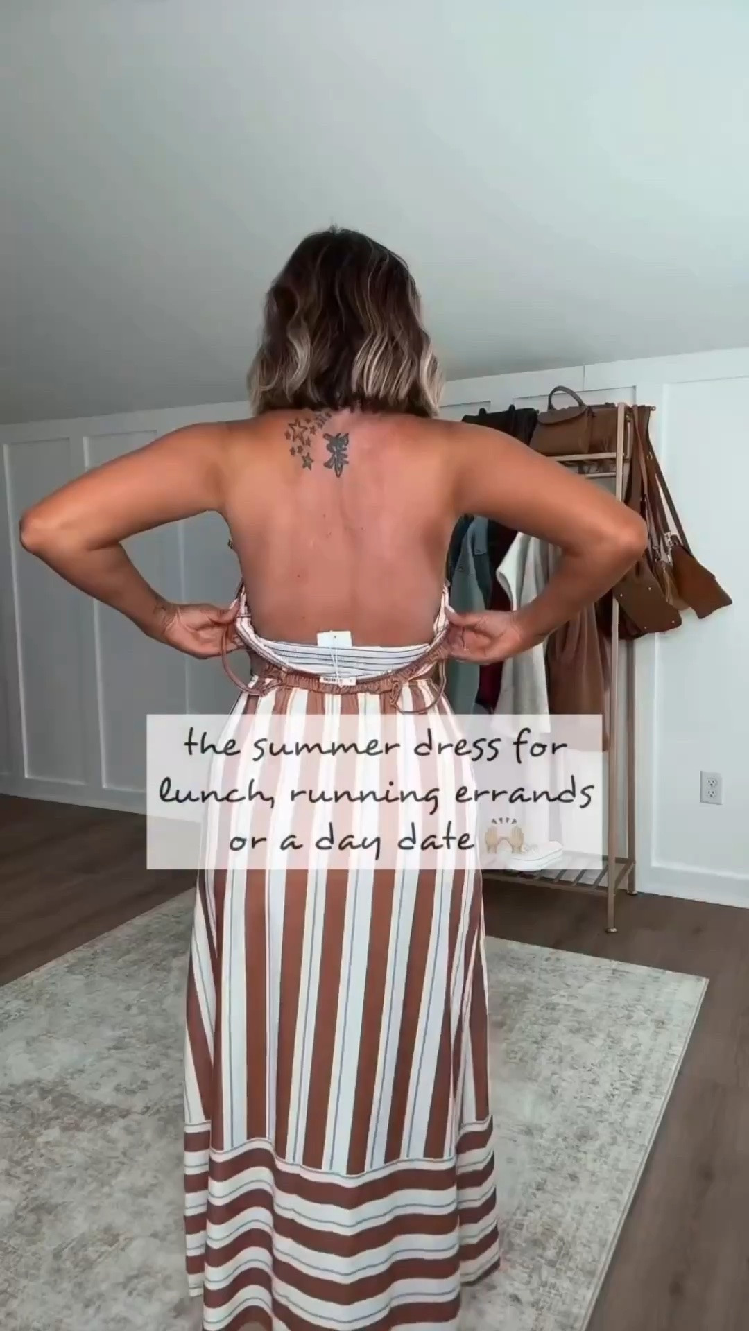 The kind of dress you’ll reach for all summer long ☀️✨Perfect for lunch with the girls, running errands, or a little day date with your honey. The soft, lightweight fabric keeps you cool and comfortable, and yes... it has pockets! 

I'm 5'6 139lbs wearing size small dress, shoes run true to size 

 #LTKootd #LTKmomlife #LTKSeasonal