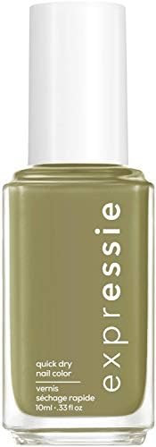 essie expressie Quick-Dry Nail Polish, Olive Green 320 Precious Cargo-Go!, 0.33 Ounces | Amazon (US)
