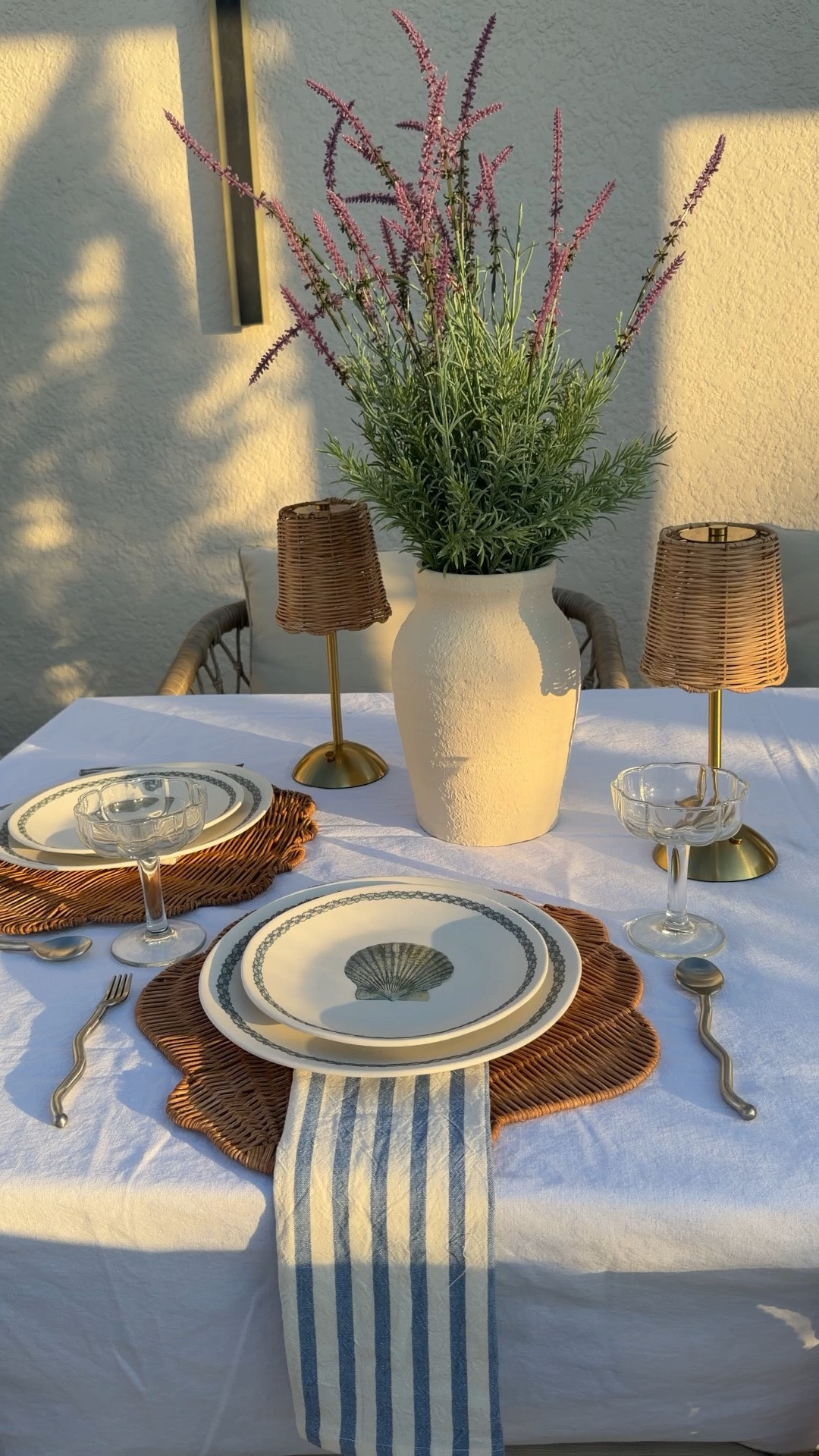 Coastal tablescape inspo ✨🌊
I’m obsessed with this dreamy summer setup for two… how cute are these placemats?! 🐚🦪🥥
#coastaldecor #tablescape #summerdecor #patiodecor #coastalhome #homedecor #tableinspo

#LTKSeasonal #LTKHome #LTKmomlife
