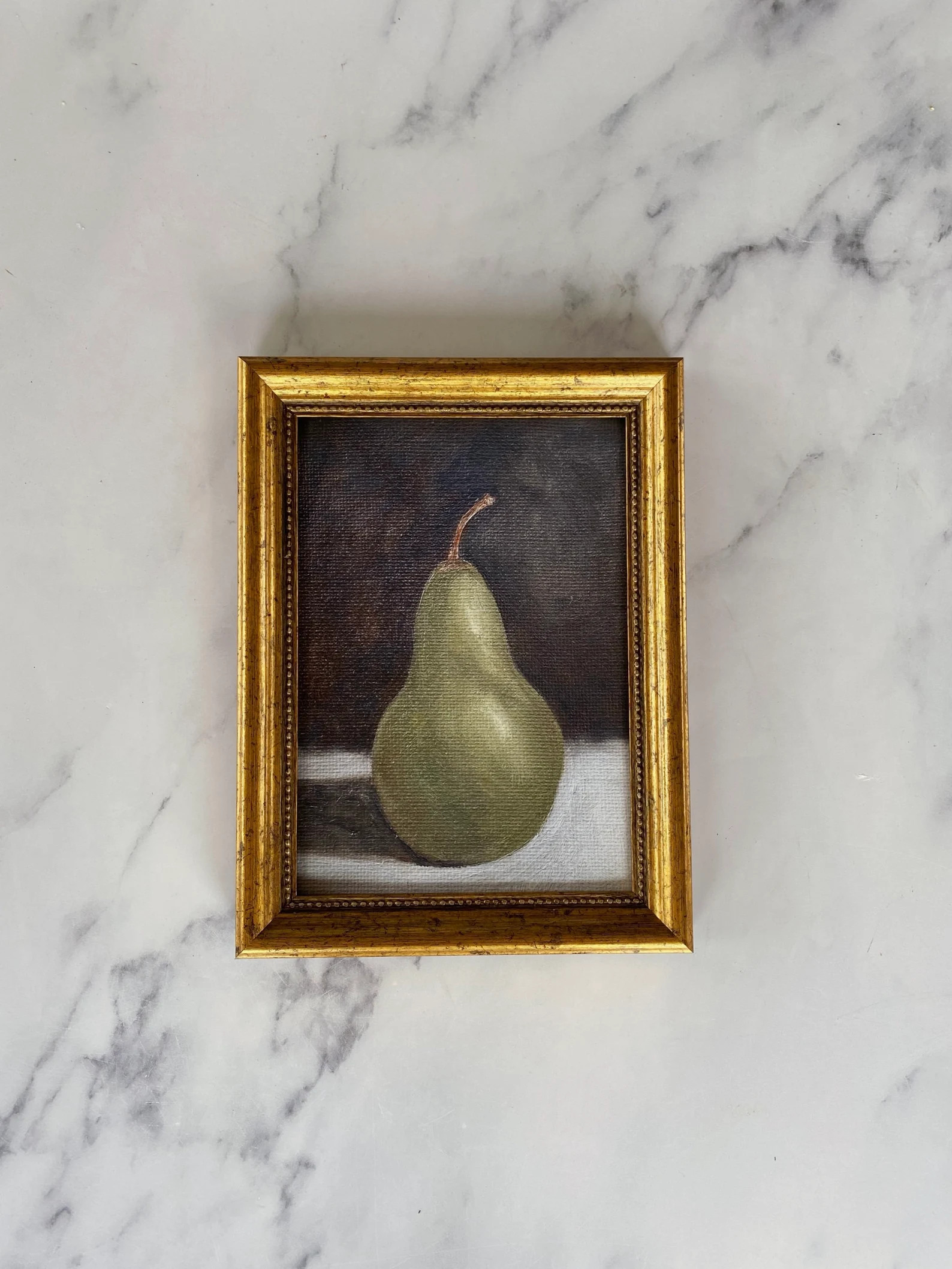 PEAR 2 Art Print Unframed Oil Painting Oil Painting Still Life Original Small Still Life Painting... | Etsy (US)
